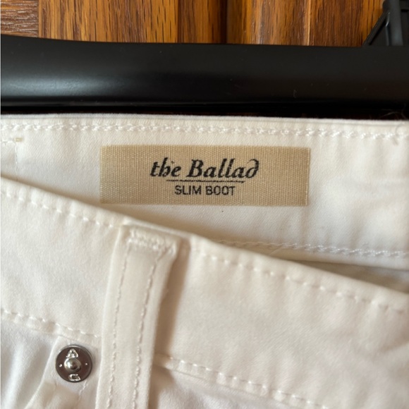 AG The Ballad Slim Boot in White NWT 30R - Picture 5 of 7